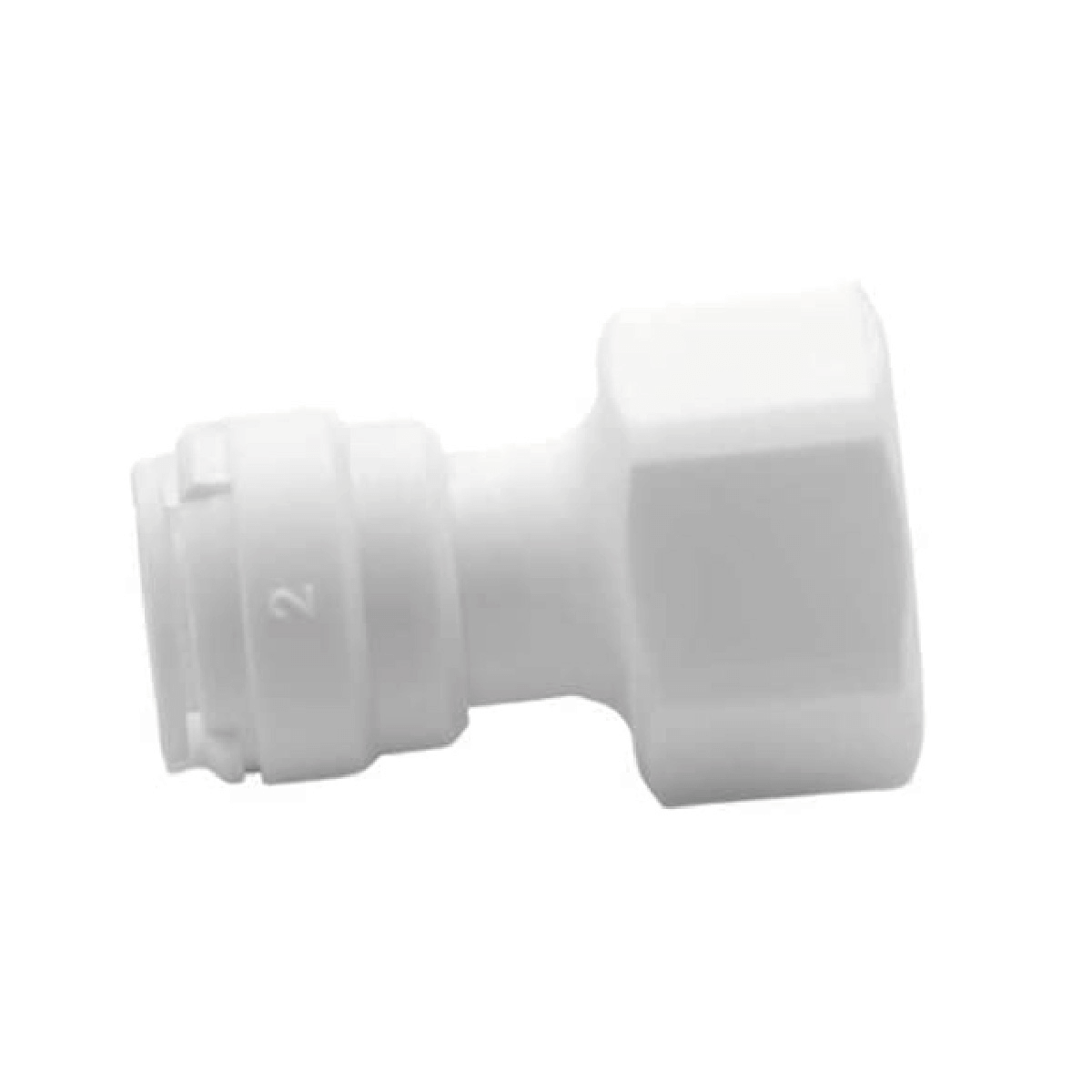 DMfit AFAB-CW Acetal Fitting Female Adapter 1/4", 3/8" Tube OD, 1/2" BSP  (10 Pack)