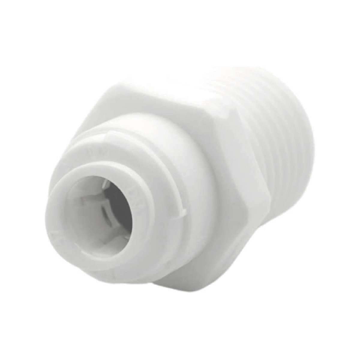 DMfit AMC Acetal Fitting Straight Adaptor Male Connector Push-to-Connect 1/4" , 3/8",1/2" Tube OD-NPTF Thread (10 Pack)