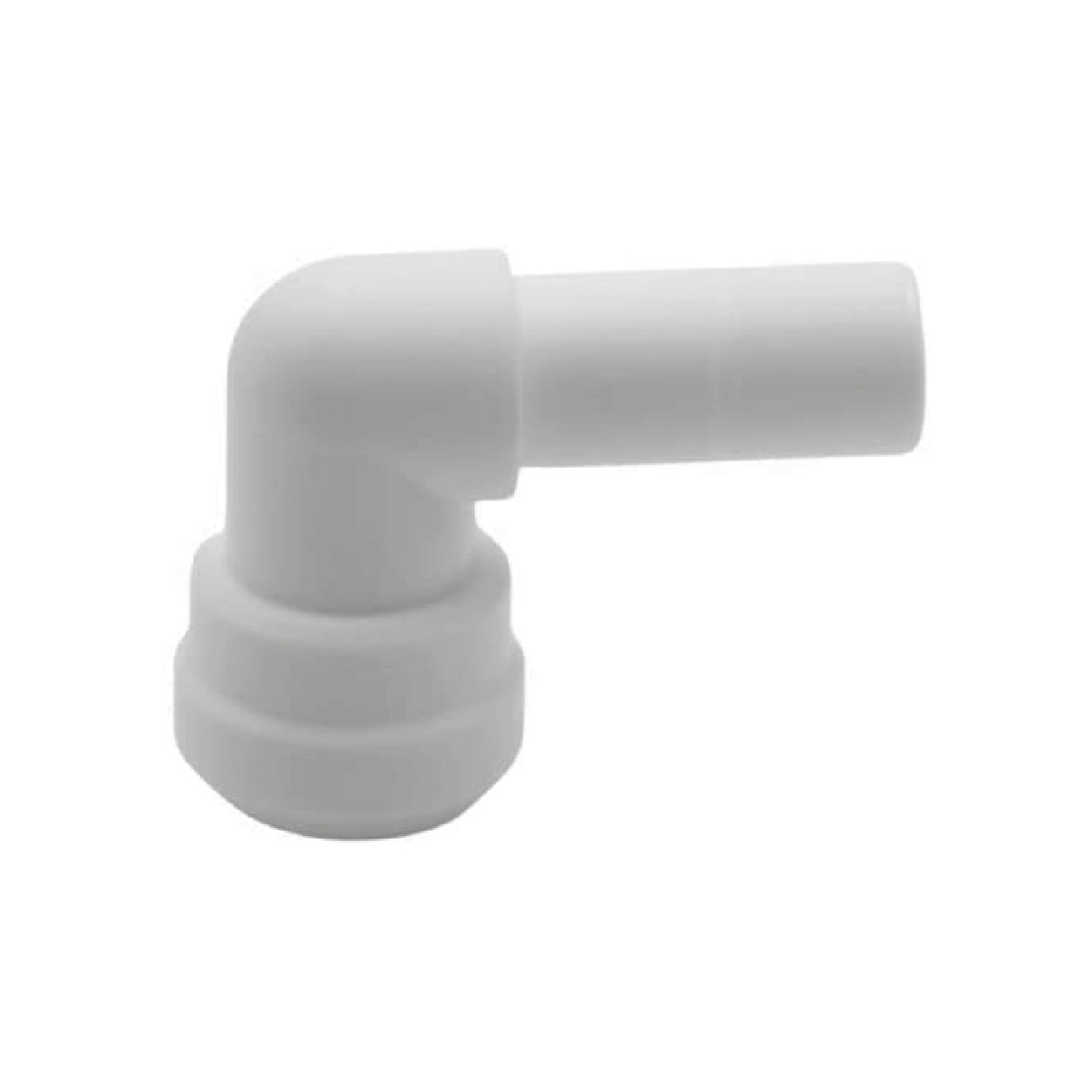 DMfit ATEU Acetal Fitting Tube Elbow Union Push-in 90° Stem Elbow 1/4" , 3/8" Tube OD-Stem OD (10 Pack)