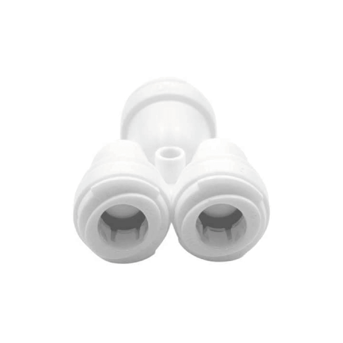 DMfit ATWD Acetal Fitting Two-Way Divider 1/4" , 3/8" Tube OD (10 Pack)