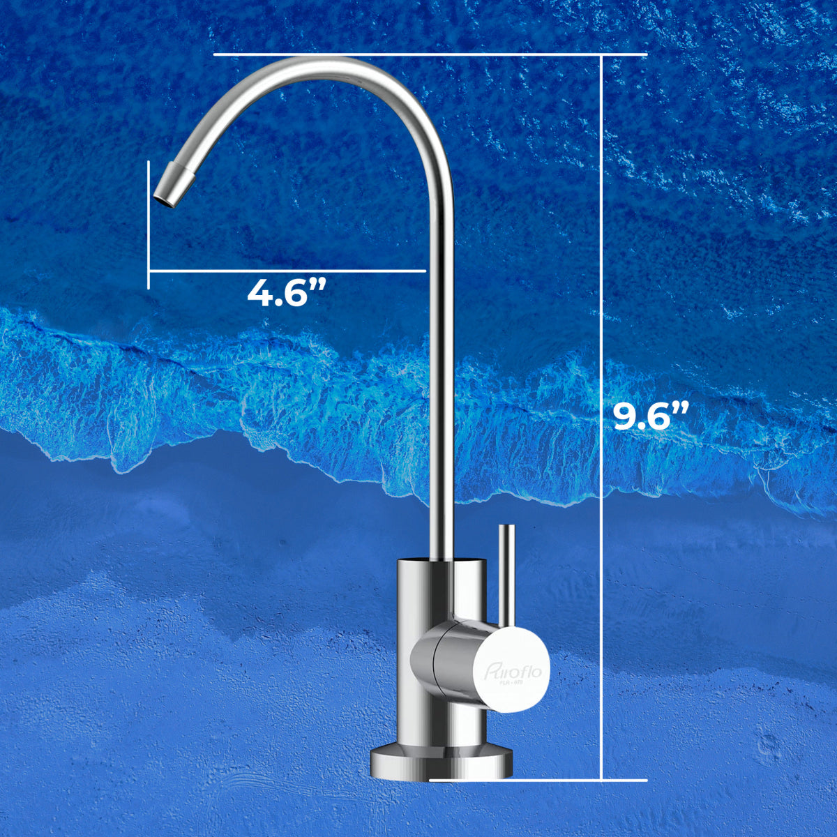 Puroflo Chrome Polished RO Faucet FLR-878CP